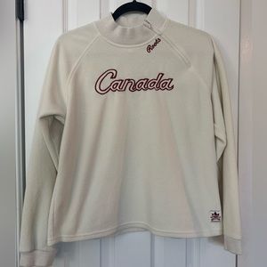 VTG Roots Womens Team Canada 2002 Salt Lake City Olympic Fleece Jacket, Size L